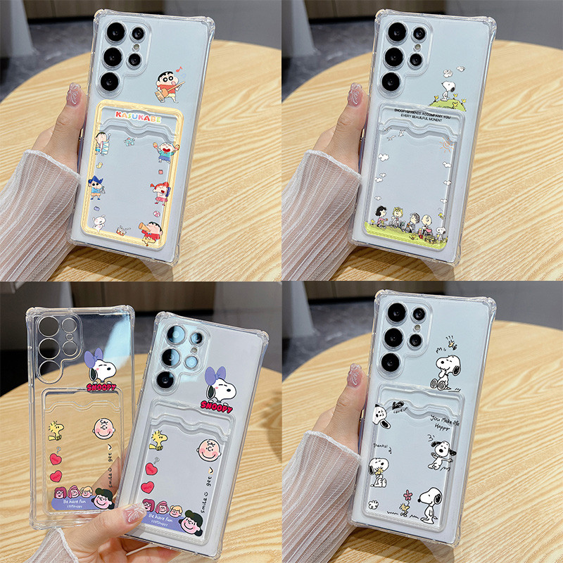 1 บาท Card Holder เคส for เคส Samsung A55 A06 A16 A54 A50S A15 A05 A12 A22 A34 A52S A14 A35 A73 A03 