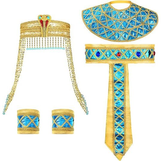 คอสเพลย์ฮาโลวีนผู้ใหญ่ฟาโรห์อียิปต์โบราณโรมันโบราณราชินีแห่งแม่น้ำไนล์อุปกรณ์เครื่องแต่งกายคลีโอพัตรา