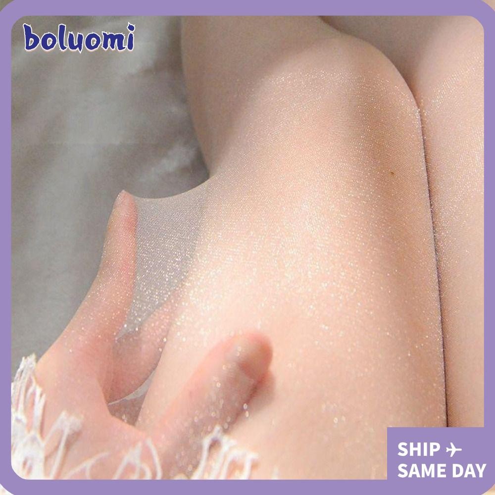 Bolumi Glossy Pantyhose,ไม่มีรอยต่อผู้หญิง Pantyhose Stocking,ฤดูร้อนยาวน้ํามันGlossy Garterถุงเท้าผู้หญิง