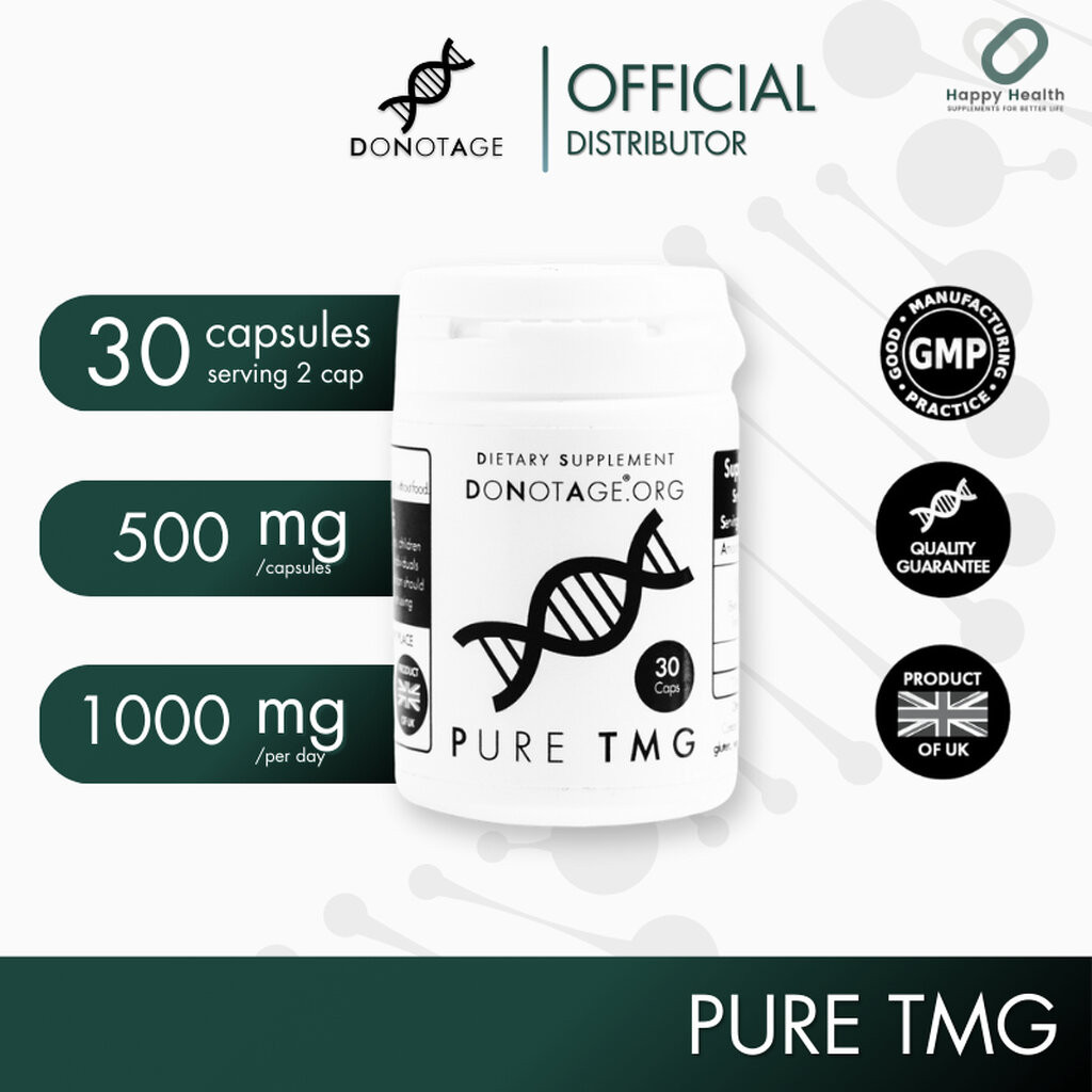 TMG 30 แคปซูล Do Not Age 1000 mg ช่วยเสริม NMN เพิ่ม NAD+ ชะลอวัยเซลล์