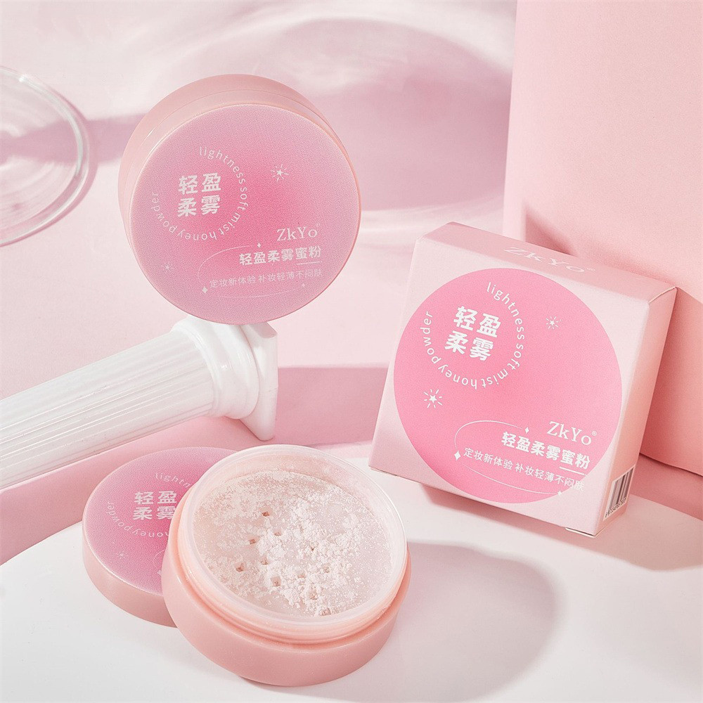 ZKYO Matte Powder Soft Focus Makeup Makeups Natural Color Setting Powder Professional Makeup Beautif