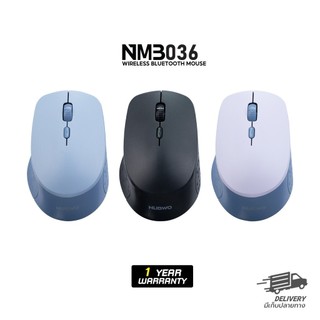Nubwo Mouse Dual Mode Wireless Bluetooth เมาส์ไร้สายไวเลสบลูทูธ ขนาดกะทัดรัด รุ่น NMB-036 / NMB036