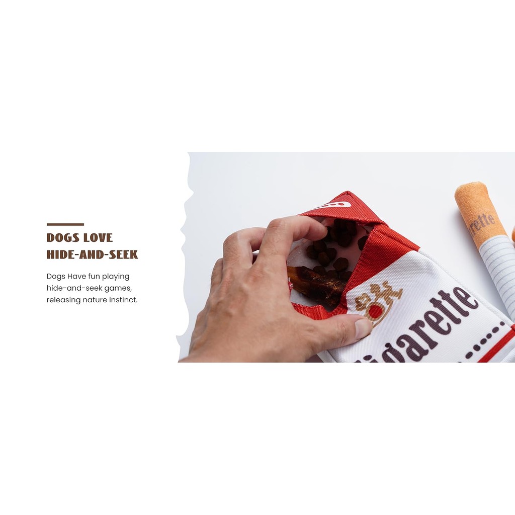 3 ของเล่นพัฟสติ๊กพร้อมกล่องของเล่นสุนัขแบบโต้ตอบกระดิกตลกเมื่อเขย่าหรือสวิงตุ๊กตาสุนัขของเล่นลูกสุนัขยัดไส้พิทบูลสําหรับพันธุ์เล็กถึงกลางของขวัญวัน - รูปที่ 6