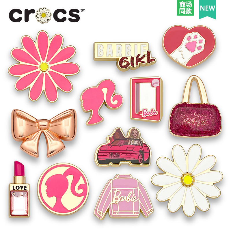 jibbitz crocs metal Pink Kuromi Barbie  jibbitz crocs เกาหลี crocs jibbitz jibbitz crocs ของแทั