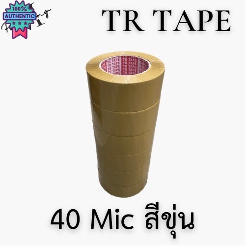 เทปใส TR TAPE 2 นิ้ว 200 หลา แพ็ค 6