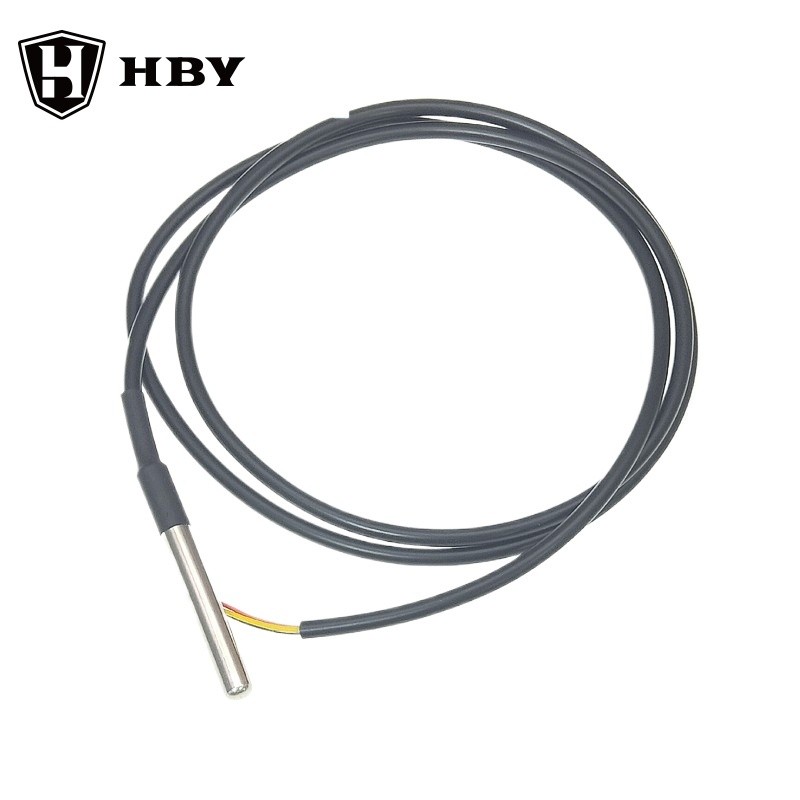 1M 2M 3M DS1820 แพ็คเกจสแตนเลส กันน้ำ DS18b20 เซ็นเซอร์วัดอุณหภูมิ 18B20 สำหรับ Arduino