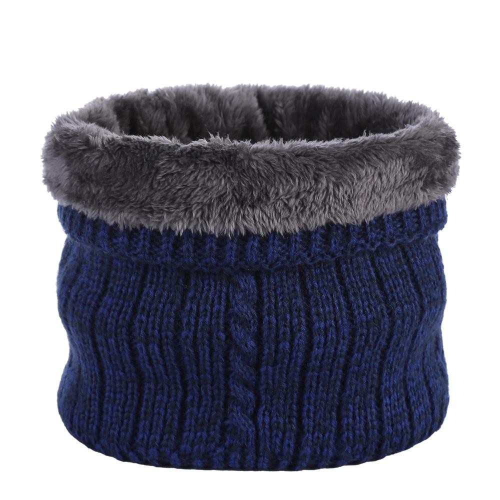 ผ้าพันคอถัก OSIER แบบสองชั้นบุขนแกะ สวมใส่ง่าย อบอุ่นกันลม ในฤดูหนาว และเหมาะสำหรับกิจกรรมกลางแจ้ง - รูปที่ 4