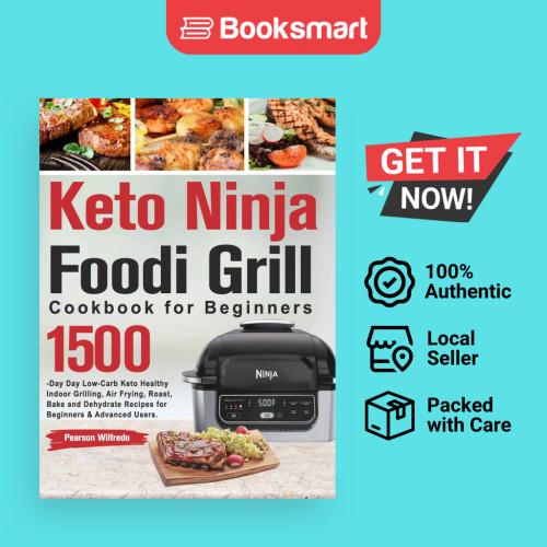 Keto Ninja Foodi Grill Cookbook สําหรับผู้เริ่มต้น - ฮาร์ดแบ็ค - อังกฤษ - 9781803801667