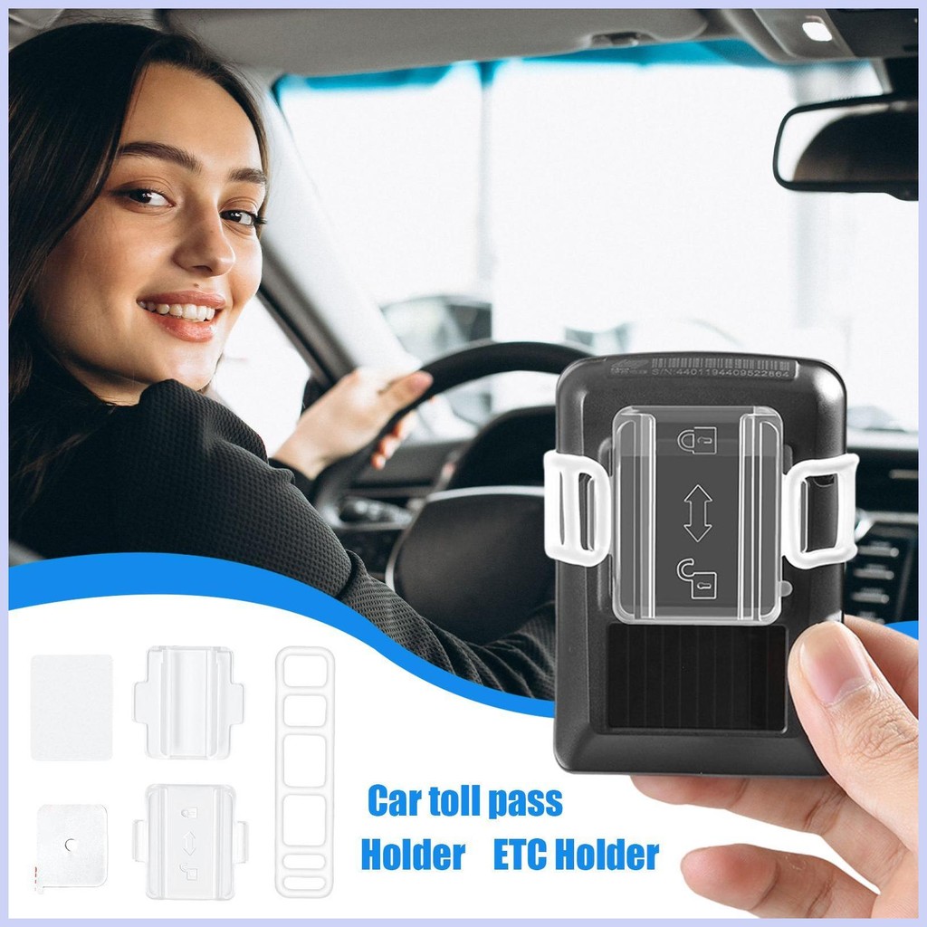 Ez Pass สําหรับกระจกกาว Easy Pass ผู้ถือ EZ Pass Mount ที่แข็งแกร่งกระจก Mount Pass ผู้ถือ saercbth