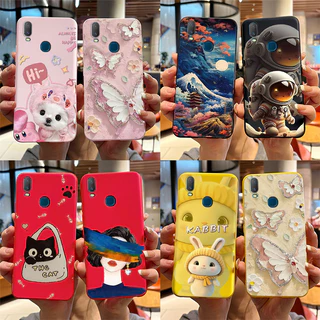 สําหรับvivo Y11 2019 Y12 Y15 Y17 1904 เคสโทรศัพท์TPUซิลิโคนสวยผีเสื้อทาสีปลอกสําหรับVivo Y11 1906 Softกันชน