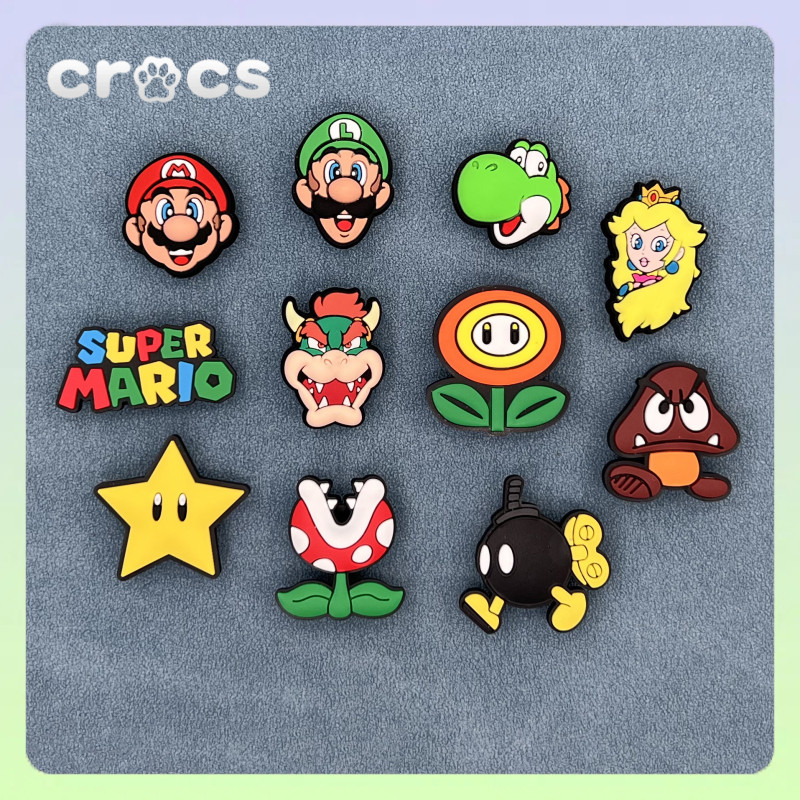 jibbitz crocs Super Mario Series crocs jibbitz jibbitz crocs เกาหลี jibbitz crocs ของแทั