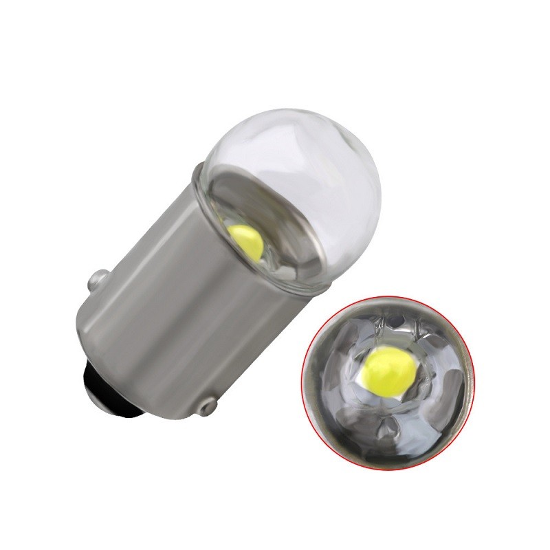 Y1 Pcs BA9S T4W หลอดไฟ T2W T3W H5W ภายในอ่านใบอนุญาตไฟจาน1 LED 3030 SMD DC 12V 12913 12910 12929สีขา