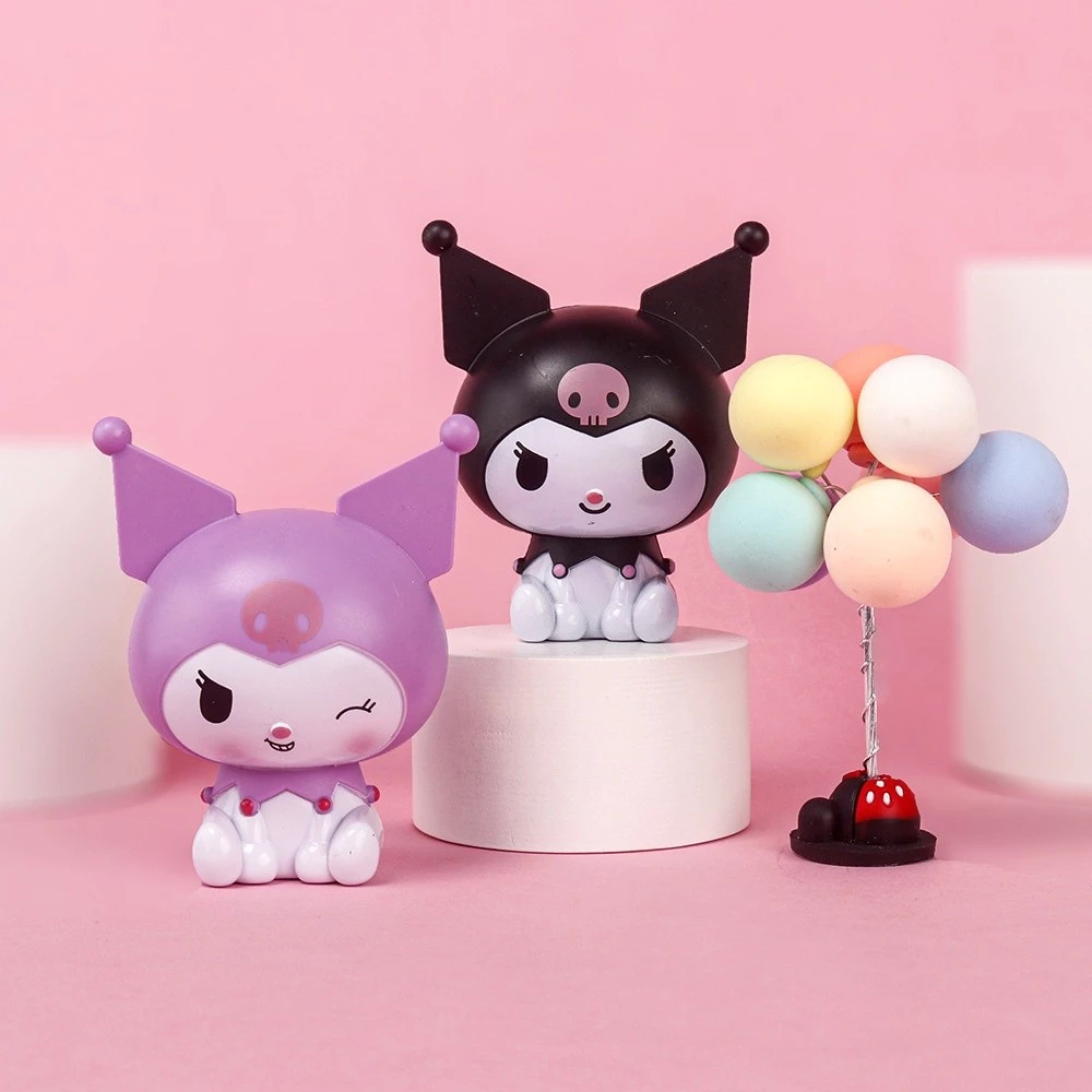 Kuromi / Cinnamoroll / Pachacco ตุ๊กตาหัวใหญ่ ท็อปเปอร์เค้ก thumbnail 4