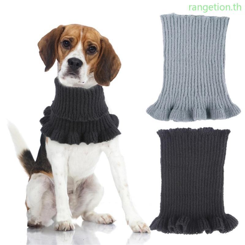 Ran หูสุนัข Muff ที่ครอบหูสุนัขป้องกันเสียงรบกวนผ้าพันคอสัตว์เลี้ยง NoFlap Wrap สุนัข Earmuff HighStretchy สัตว์เลี้ยงสุนัขฤดูหนาว Hoodies