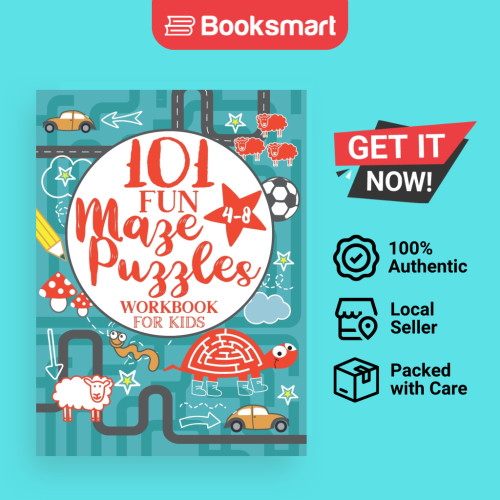 Maze Puzzle Book For Kids 4-8 - Hardback - อังกฤษ - 9781946525413