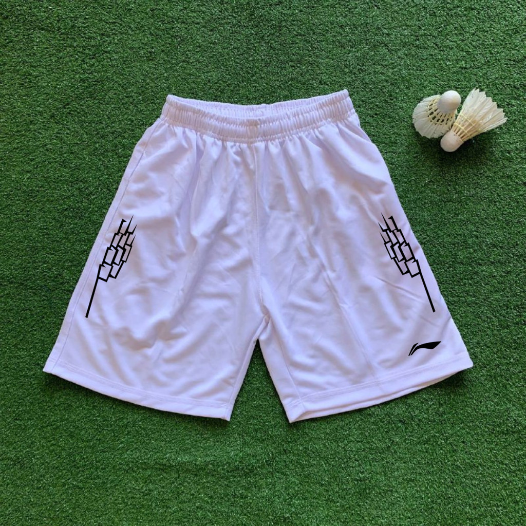 L21001 กางเกงแบดมินตันสปอร์ตสีขาว
