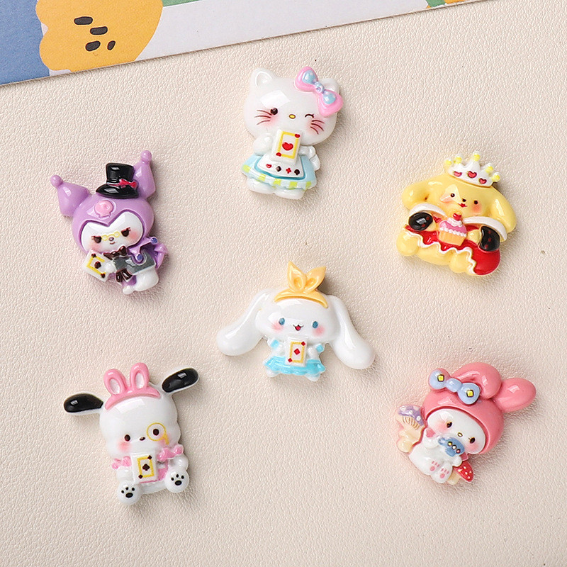 DIY อุปกรณ์เรซิ่นตกแต่งเคสโทรศัพท์ โป๊กเกอร์สัตว์ สําหรับทําด้วยมือและโฮมเมด