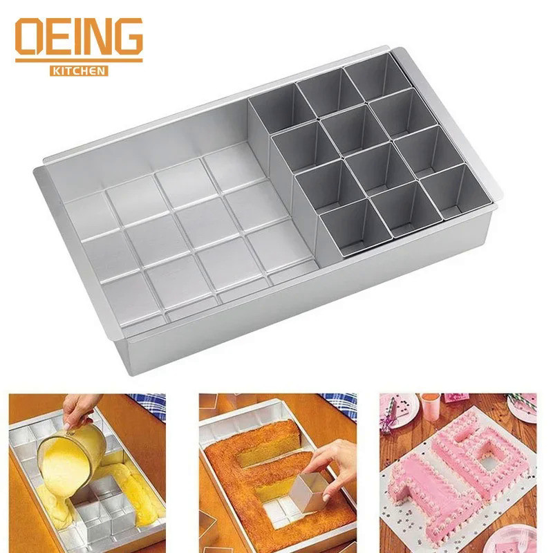 Number Letter Cake Mold Stainless Steel Cake Pans Baking Forms for Birthday and Wedding Anniversary 