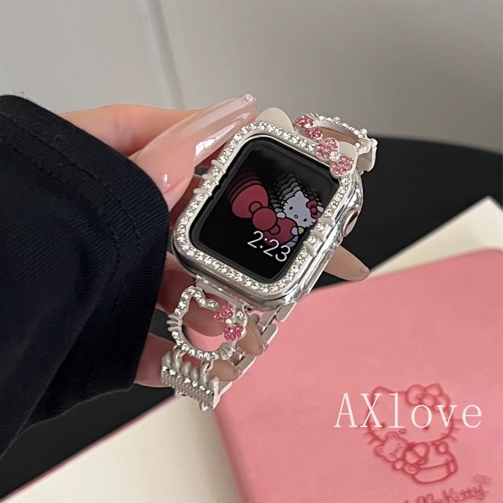 ฝาครอบเพชรสําหรับ Apple watch Case 45 มม.41 มม.44 มม.40 มม.44 มม.ป้องกันหน้าจอกันชนสําหรับ iWatch se