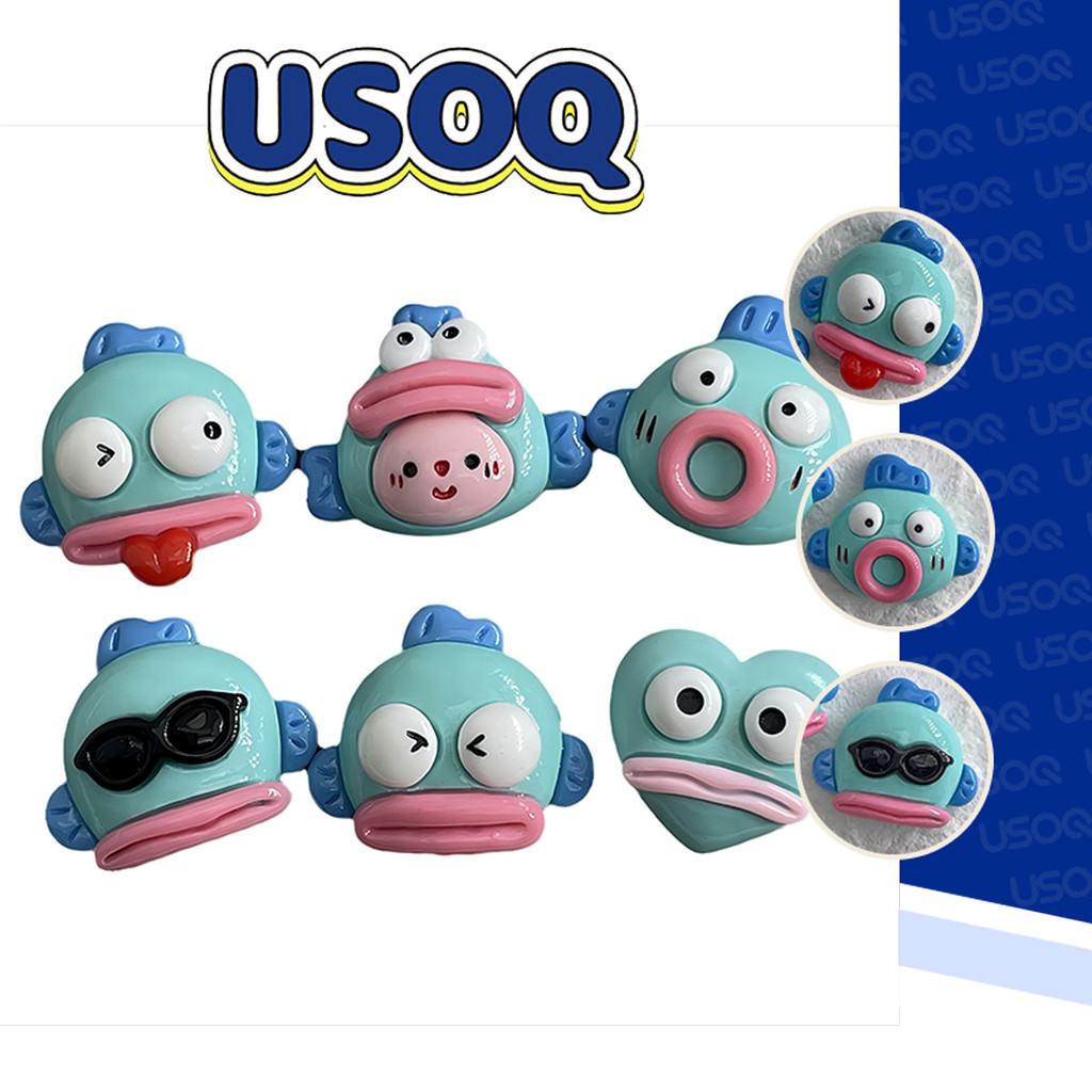 Usoq Jibbitz Crocs การ์ตูนตัวตลกถ้ํารองเท้าหัวเข็มขัด DIY อุปกรณ์เสริม Crocs Charm Jibbitz ปุ่ม