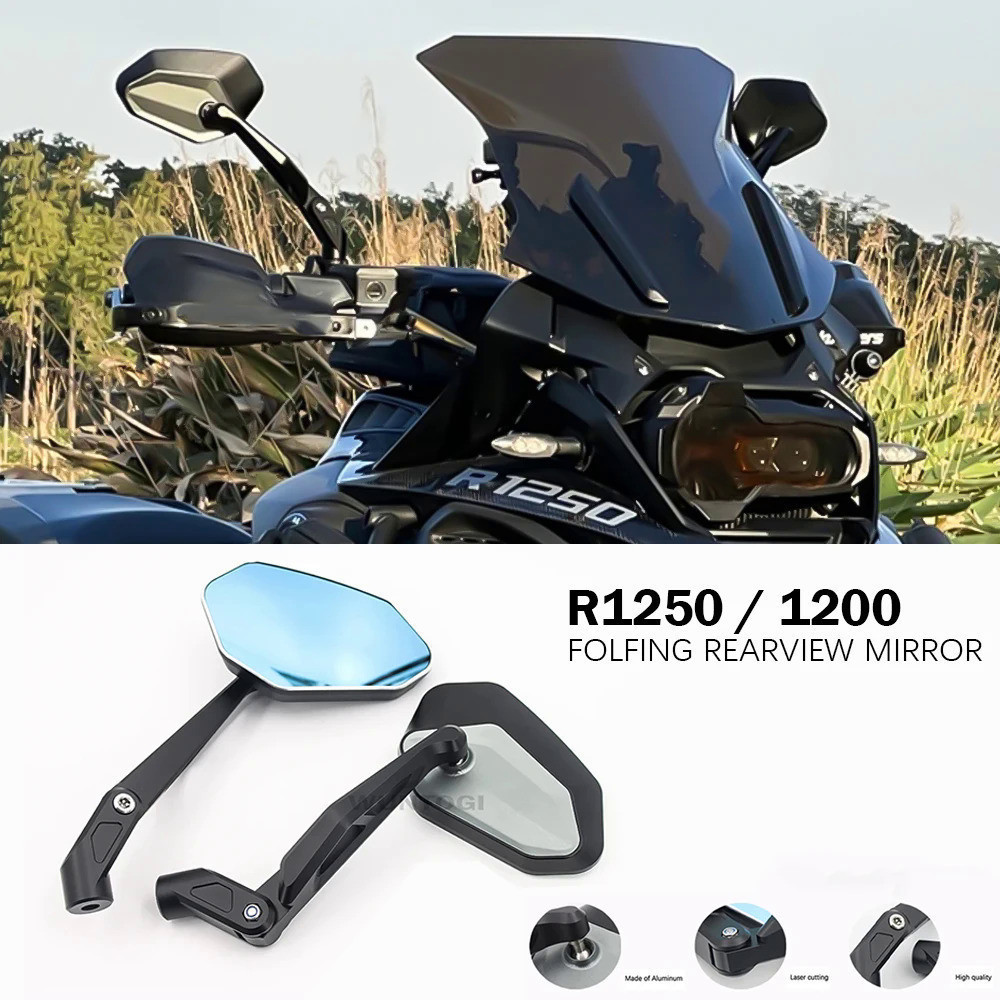 LQ R1250GS Accessories Motorcycle Rear Mirror For BMW R1250GS ADV R1200GS ADV Rearview Mirrors Side 