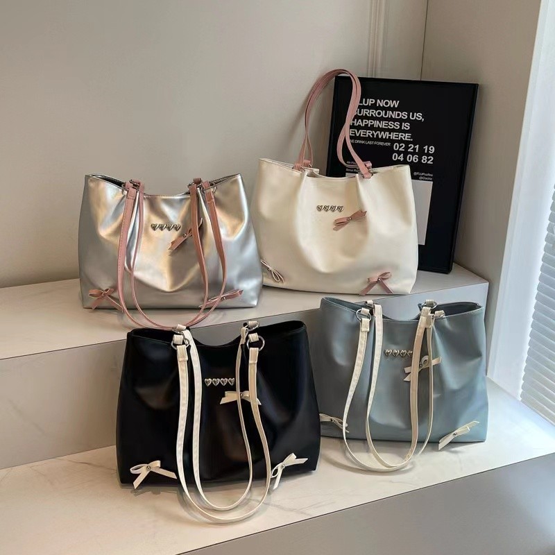 kk sale :กระเป๋าใบใหญ่แฟชั่นใส่ของได้เยอะPU หน้าใหญ่มากใส่ของได้เยอะมาก - SP9153