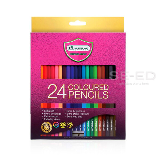 Se-ed (ซีเอ็ด) : สีไม้มาสเตอร์อาร์ต 24 สี