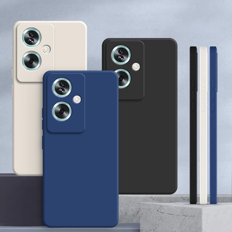 เคส OPPO A79 5G สีทึบ OPPO A79 5G เคสซิลิโคนป้องกันการตกสีธรรมดาเรียบง่าย YT