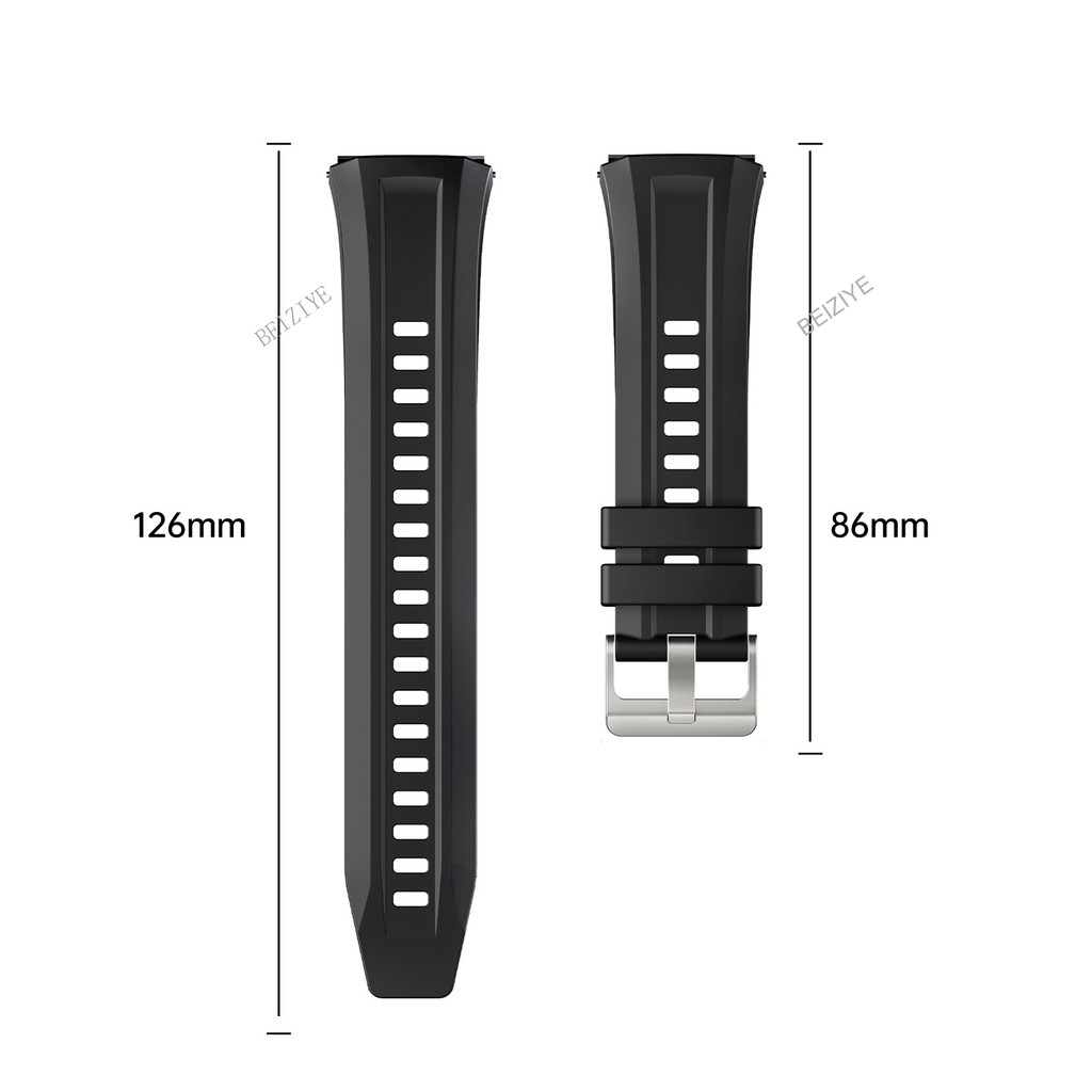 Original ซิลิโคนสําหรับ Huawei นาฬิกา GT 5 46 มม.SmartWatch กีฬาซิลิโคนสําหรับ Huawei GT5 Pro 46 มม.สายนาฬิกาสร้อยข้อมืออุปกรณ์เสริม