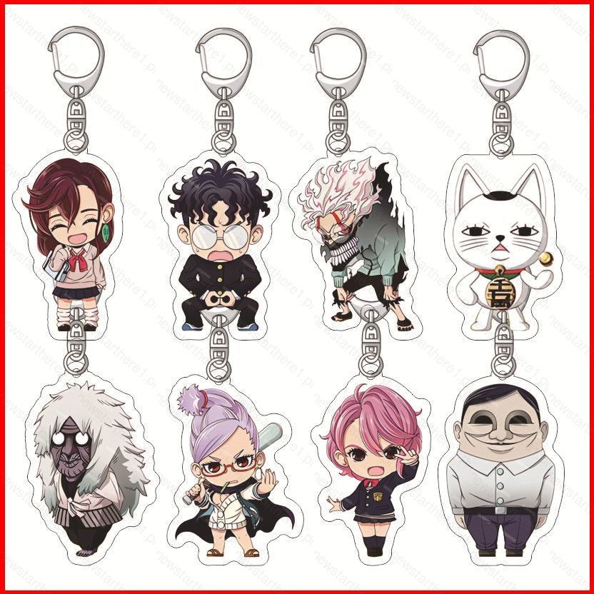 Jason DAN DA DAN Ken Takakura Momo Ayase การ์ตูนอะนิเมะอะคริลิคพวงกุญแจจี้นักเรียนกระเป๋าเป้สะพายหลังแขวนกระเป๋าเครื่องประดับ