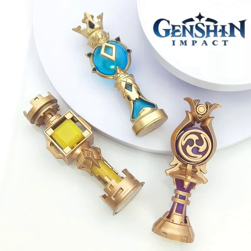 Genshin Impact Gnosis Figure Merch Flash Raiden Shogun Electro Morax Geo Gnosis Beelzebul Figurine G