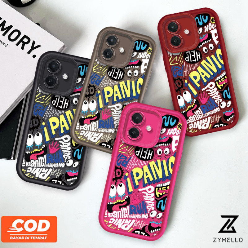 เคสโทรศัพท์ OPPO A3X A3 Pro A80 A60 A79 A58 A18 A17 A57 2022 4G A78 A5S A12แฟชั่น Anti-Fall Graffiti ซิลิโคนโทรศัพท์มือถือกรณี