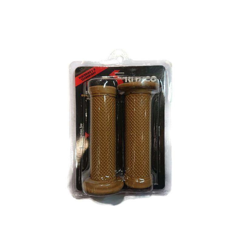 ปลอกแฮนด์ KITACO ลายคลาสสิค สีครีม