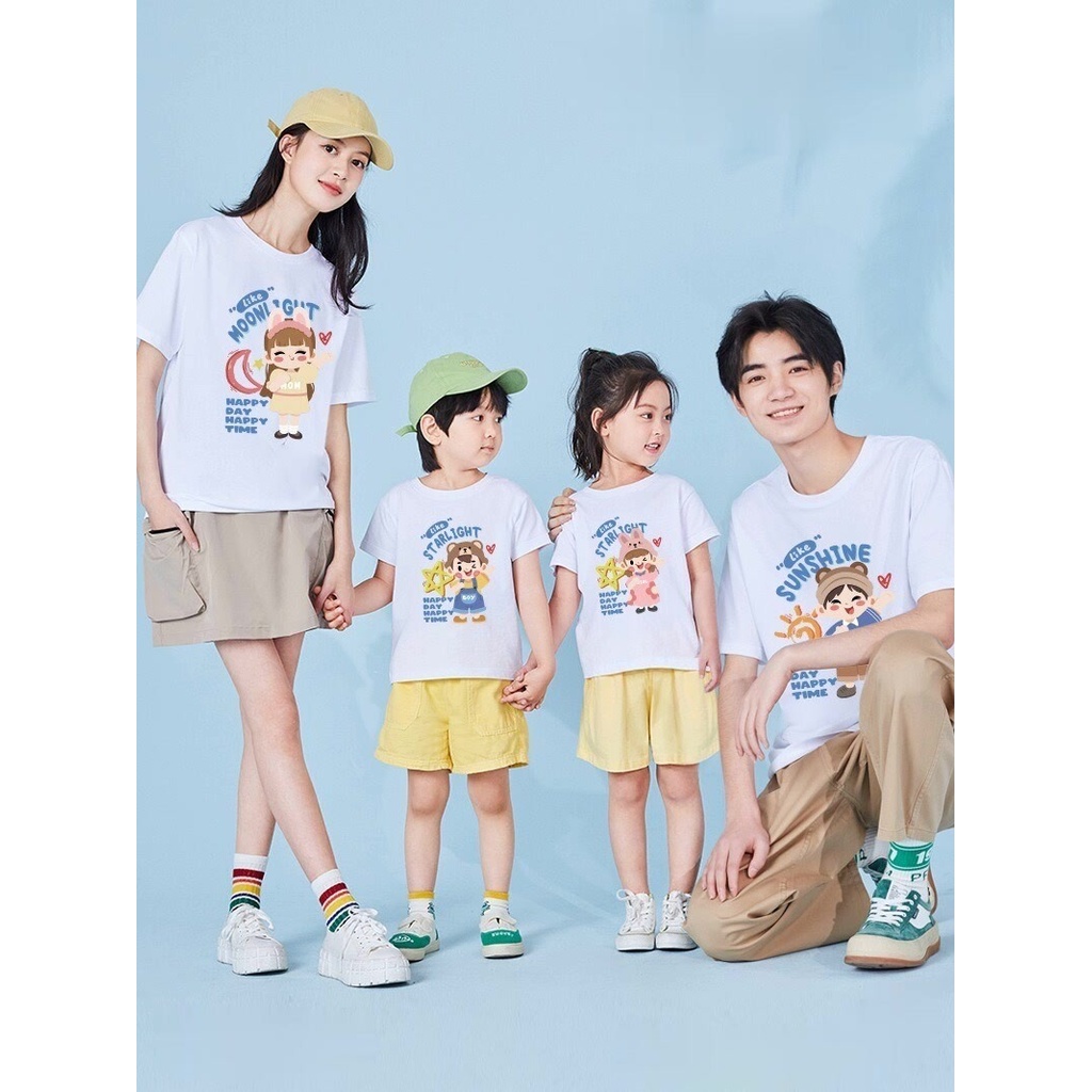 🔥พร้อมส่ง&COD🔥RINA STUDIO เสื้อพ่อลูกลายการ์ตูน