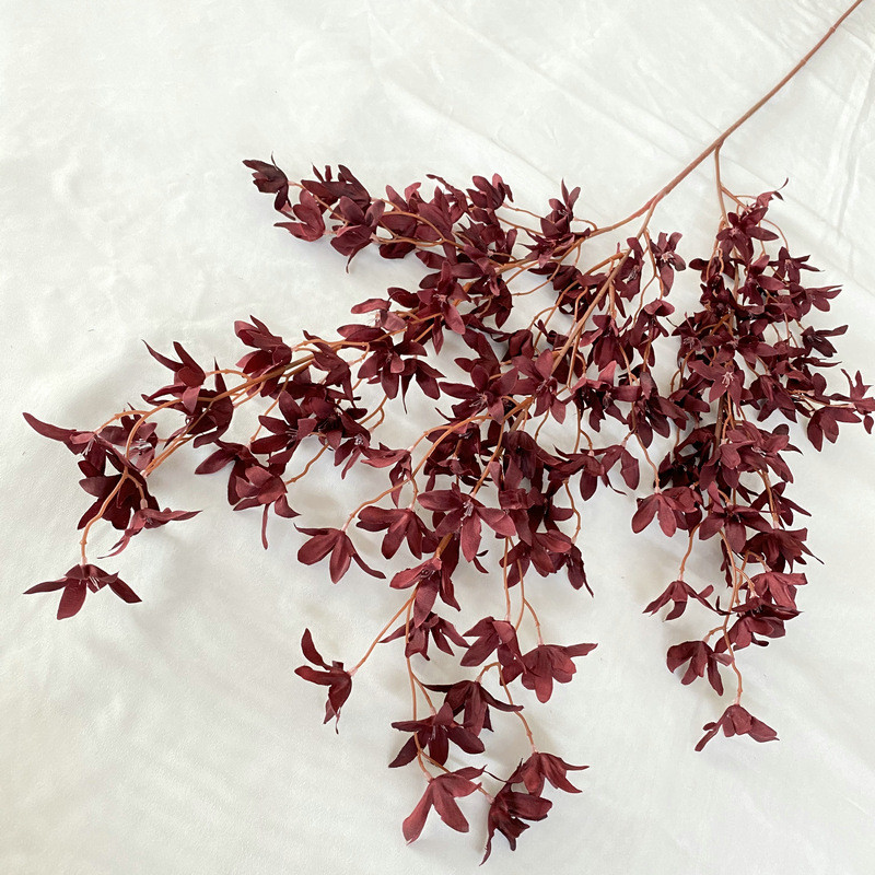 ฤดูใบไม้ร่วงสี Wenxinlan ดอกไม้จําลองห้องนั่งเล่นโต๊ะรับประทานอาหารเครื่องประดับตกแต่งการจัดดอกไม้ช่อดอกไม้ปลอมดอกไม้ผ้าไหมสดขนาดเล็ก - รูปที่ 7