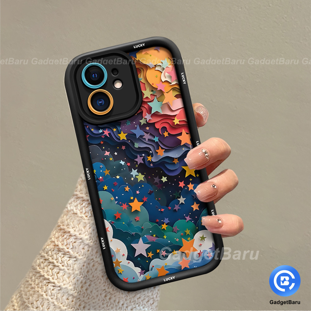 HP ใหม่ที่สวยงามและทันสมัยซิลิโคน Starry Night Sky เคสโทรศัพท์สําหรับ INFINIX CC7 X650 X650B SPARK4 