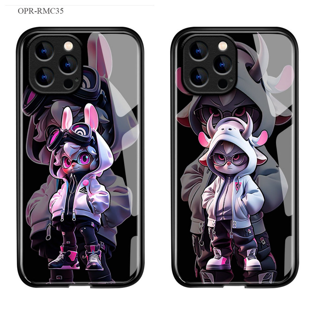 Realme 8 7 C35 C2 Pro 5G เคสเรียวมี Hard Glass Case