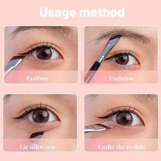 3ชิ้น/เซ็ต อายไลน์เนอร์ แปรงคิ้วแปรงตาแต่งหน้าชุดเครื่องสําอางแต่งหน้าเครื่องมือ