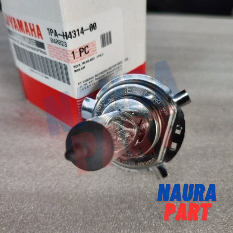 หลอดไฟหน้า Yamaha 1PA-H4314-00 Vixion NVA NVL Byson R15 ของแท้