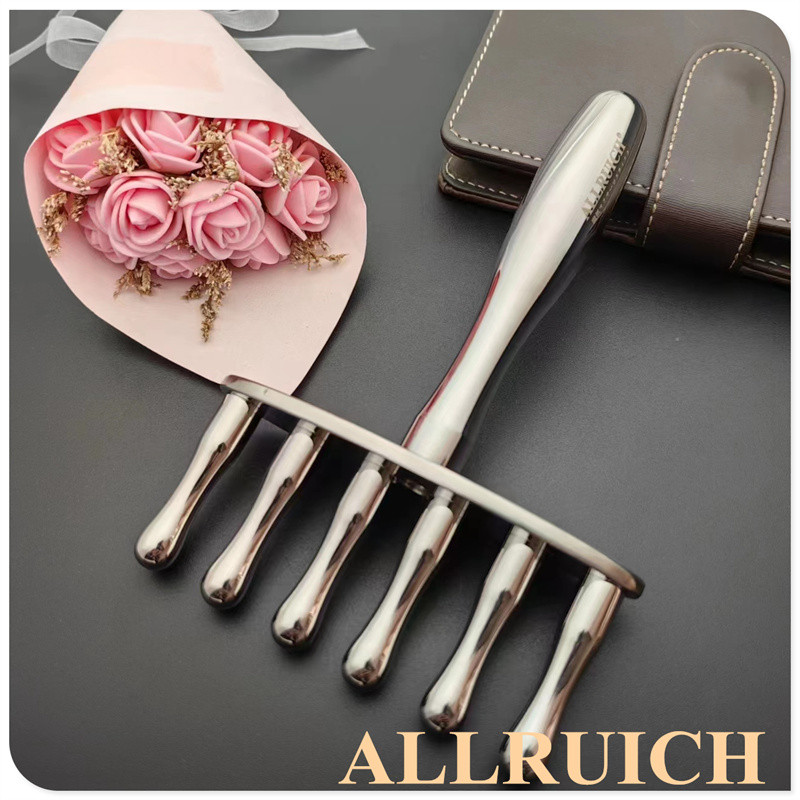 Six-Seven-Prong Magnetic Fork Magnetic Meaning Massage ผ่านการล้างพิษทาง Meridian