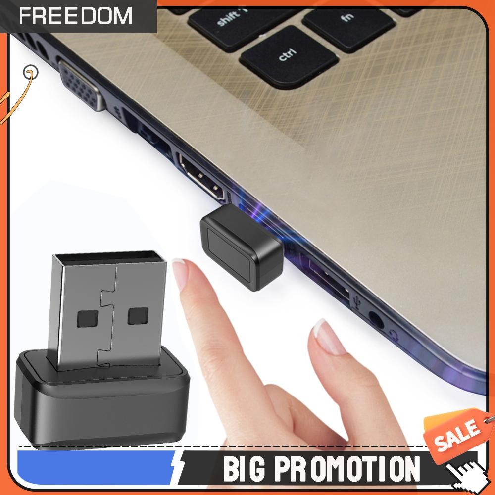 🚚มาถึงพรุ่งนี้🚚 เครื่องสแกนลายนิ้วมือ USB FIDO U2F สำหรับ Windows Hello ขนาดกะทัดรัด สำหรับคอมพิวเตอร์