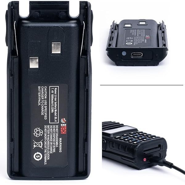(VHF/UHF) UV-82 Dual Band Portable Two-way Radio Battery 2800mAh 7.4V Battery - รูปที่ 2