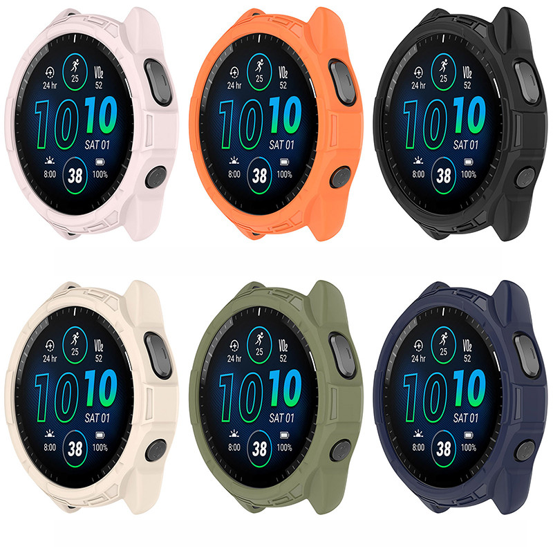 เคสซิลิโคนนุ่มเปลือกน้ําหนักเบาสําหรับ Garmin Forerunner 965 ราคา ถูกที่สุด ดีลบีเคเค แกลเลอรีภาพที่ 2