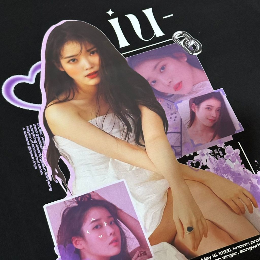 [สต๊อกพร้อม]เสื้อยืด IU Series-IU Solo Kpop Kdraama-Shirt-เสื้อยืดคอนเสิร์ต/SAYZ.CO