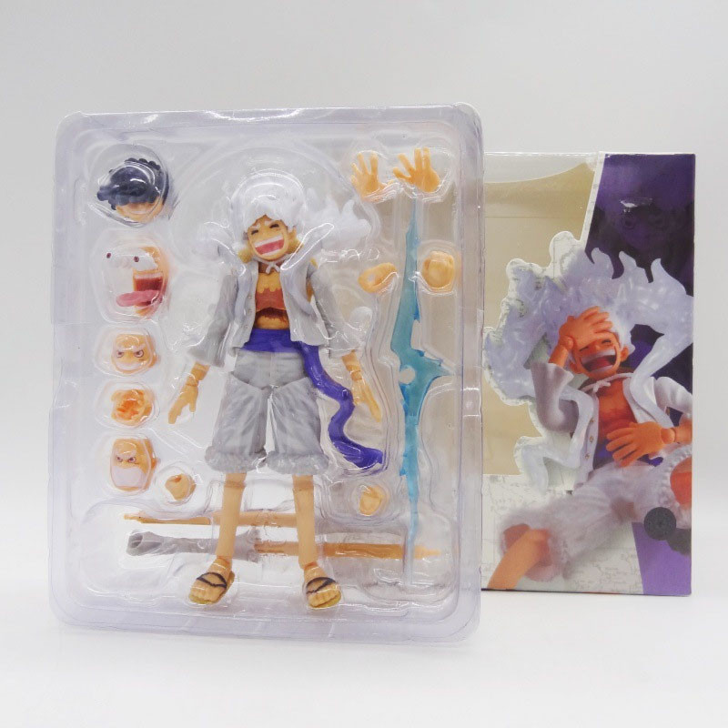 16 ซม.Sh Figuarts Shf One Piece Monkey.D.Luffyเกียร์ 5 Gear5 Action Figuartsอะนิเมะรุ่นของเล่นPvc Figuraของขวัญ