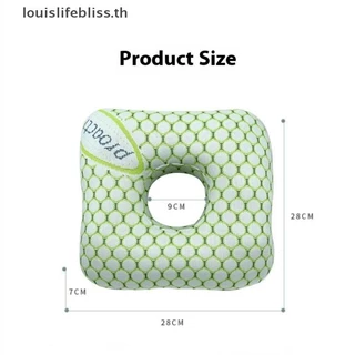 Louislifebliss ผ้าฝ้ายบรรจุเจาะหู Breathable Ergonomic พร้อมรูหูแบบพกพาสบายต่างหูใหม่