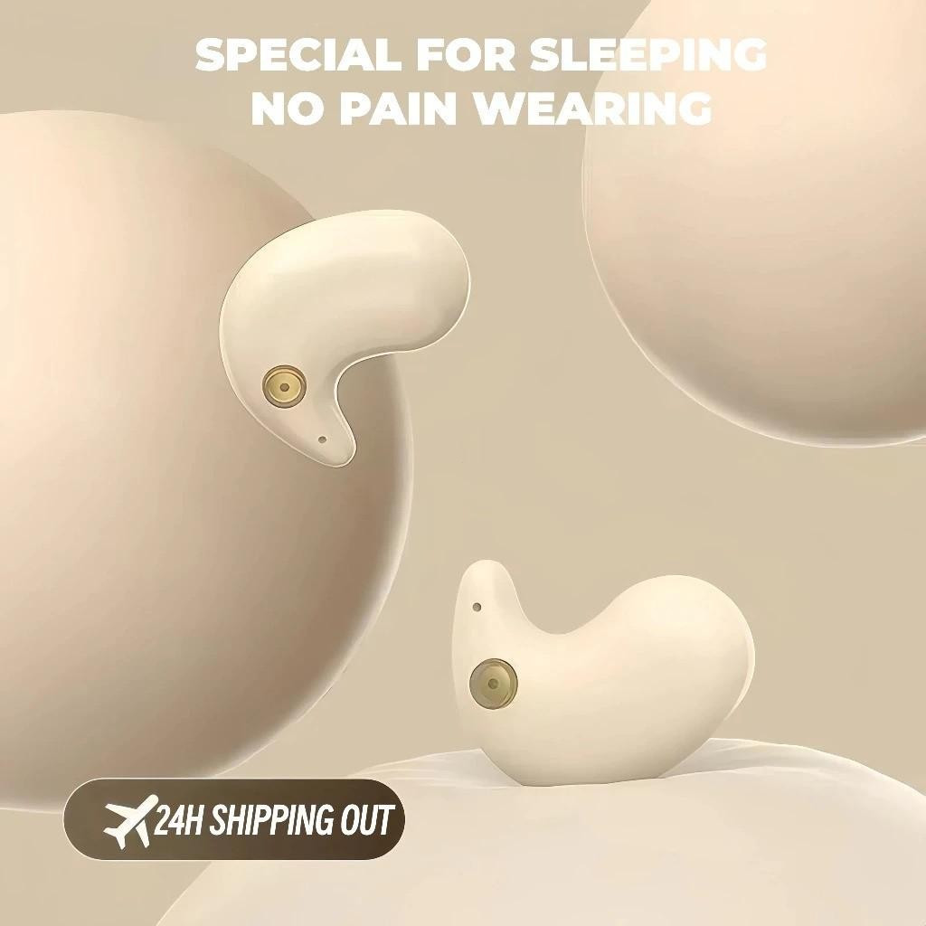 J11 หูฟังไร้สายบลูทูธ Sleeping Earbuds Hifi เสียงสเตอริโอกันน้ํา Build-in MIc ชุดหูฟัง Pigfly