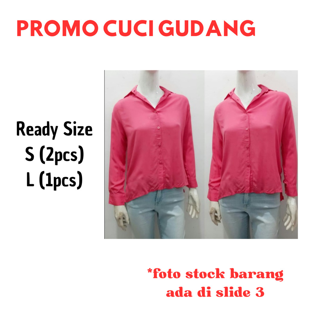 KEMEJA DW064 เสื้อเชิ้ต M*ne ผู้หญิง