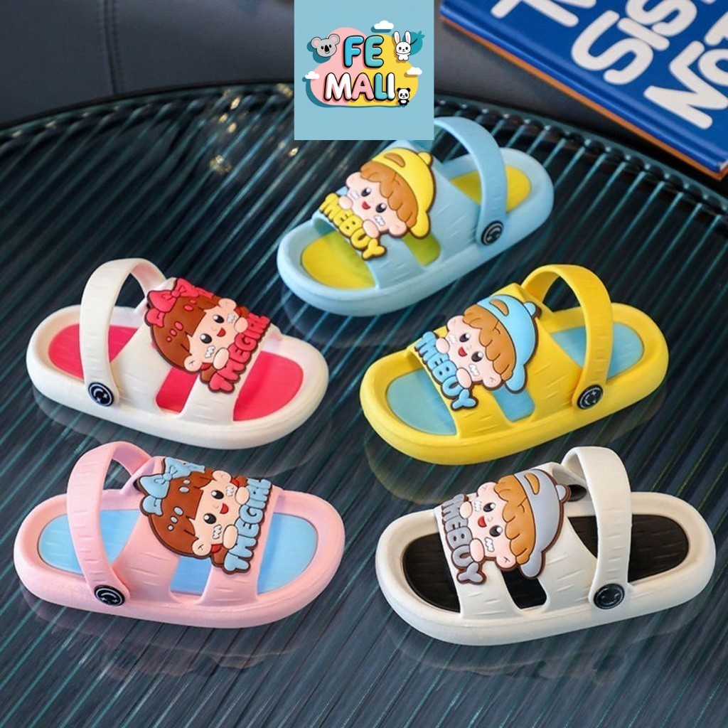 อายุ 2.5-6Yrs Boy Girl Sandals รองเท้าแตะขนาด 26-31 รองเท้าแตะ Selipar Budak By FE