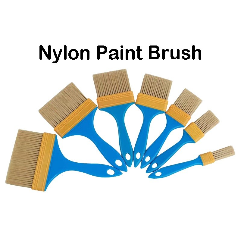 (ฮาลาล) แปรงทาสีไนลอน ขนาด: 1" - 5" Triple-Row Dense Brush Machine แทรก